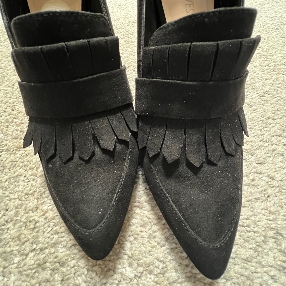 Nine West black pumps 7.5